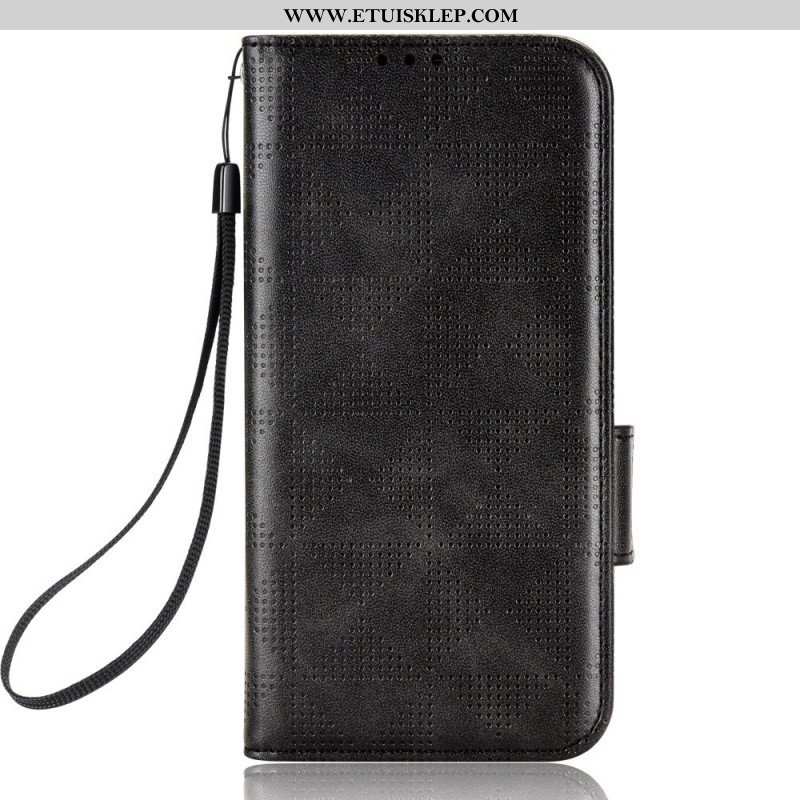 Etui Folio do OnePlus 10T 5G z Łańcuch Styl Z Paskami